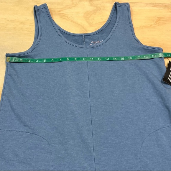 AnyBody Lounge Beach Wash French Terry Crop Jumpsuit Size M - Picture 7 of 8